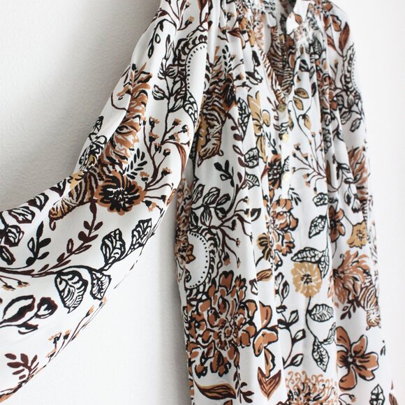 New Lilly Pulitzer Elsa Silk Top $188, Coconut Take Meowt - Picture 2 of 9